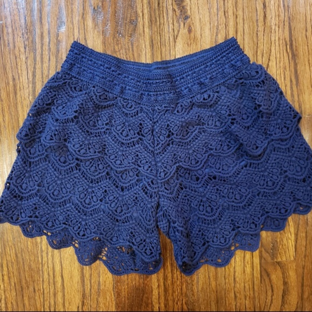 Justice Lacy Navy Shorts